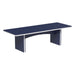 LuxCraft Urban 8ft Recycled Plastic Rectangular Outdoor Dining Table (36" x 96")