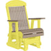 LuxCraft Weatherwood 2 foot Classic Highback Recycled Plastic Glider Chair
