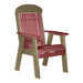 LuxCraft Cherrywood 2' Classic Highback Recycled Plastic Chair
