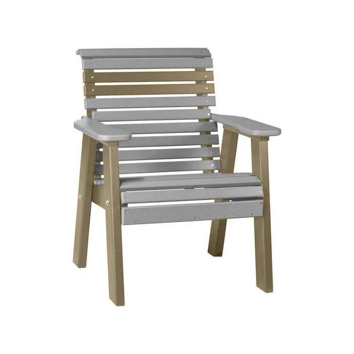 LuxCraft Slate 2' Rollback Recycled Plastic Chair