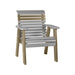 LuxCraft Slate 2' Rollback Recycled Plastic Chair