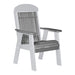 LuxCraft Slate 2' Classic Highback Recycled Plastic Chair
