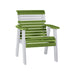 LuxCraft Lime Green 2' Rollback Recycled Plastic Chair