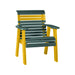 LuxCraft Green 2' Rollback Recycled Plastic Chair