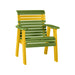 LuxCraft Lime Green 2' Rollback Recycled Plastic Chair