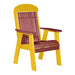 LuxCraft Cherrywood 2' Classic Highback Recycled Plastic Chair