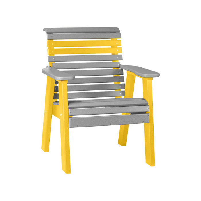 LuxCraft Slate 2' Rollback Recycled Plastic Chair