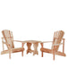 All Things Cedar All Things Cedar Adirondack Magazine Table 3 Pc Adirondack Table Set Tables ST24-Set
