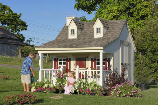Little Cottage Co. Pennfield Cottage Playhouse - Panelized Kit with Floor & Chimney Little Cottage Co. 11X8 / No Loft Playhouses LCC-PCP-11X8-NL