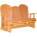 LuxCraft Copy of LuxCraft Tangerine 5 ft. Recycled Plastic Adirondack Outdoor Glider With Cup Holder Tangerine Adirondack Glider 5APGT-CH