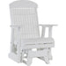 LuxCraft Silla Mecedora Clásica Respaldo Alto 2 Pies — Blanco