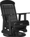 LuxCraft Silla Giratoria Mecedora Clásica — Negro