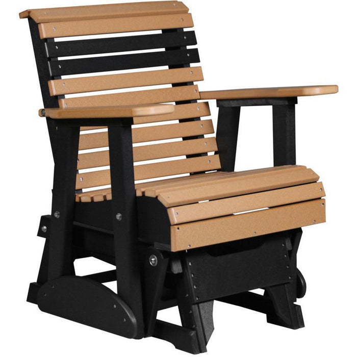 LuxCraft Silla Mecedora Rollback 2 Pies — Cedro sobre Negro