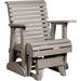 LuxCraft LuxCraft 2 foot Rollback Recycled Plastic Glider Chair Weatherwood Glider Chair 2PPGWW