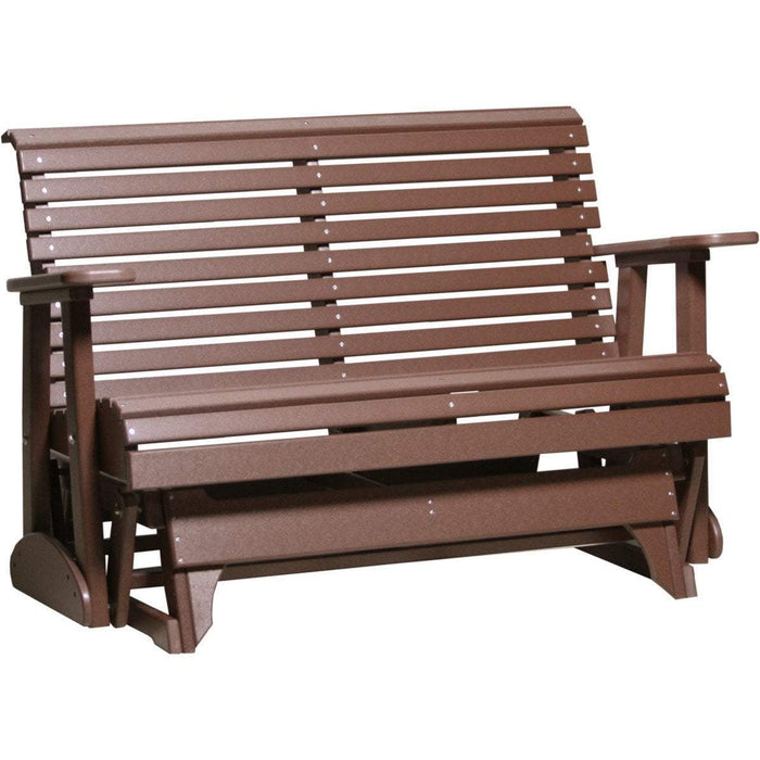 LuxCraft Banco Mecedora Rollback 4 Pies — Castaño Marrón