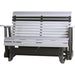 LuxCraft Banco Mecedora Rollback 4 Pies — Gris Paloma sobre Negro