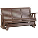 LuxCraft Banco Mecedora Rollback 5 Pies — Castaño Marrón