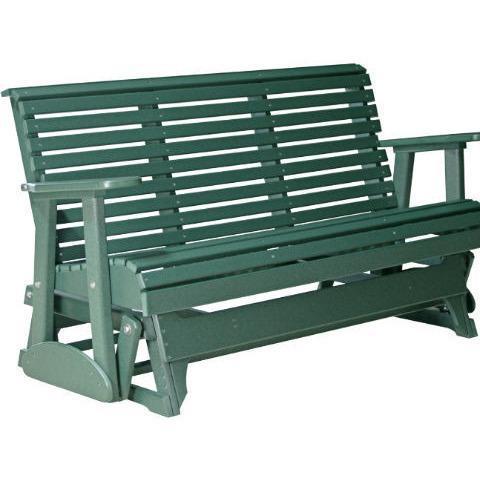 LuxCraft Banco Mecedora Rollback 5 Pies — Verde
