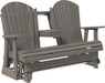 LuxCraft 5 ft. Recycled Plastic Adirondack Outdoor Glider