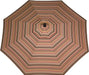 LuxCraft LuxCraft 9' Market Outdoor Umbrella Canopy Replacement (Canopy Only) Brannon Redwood Accessories 9MUBR5612
