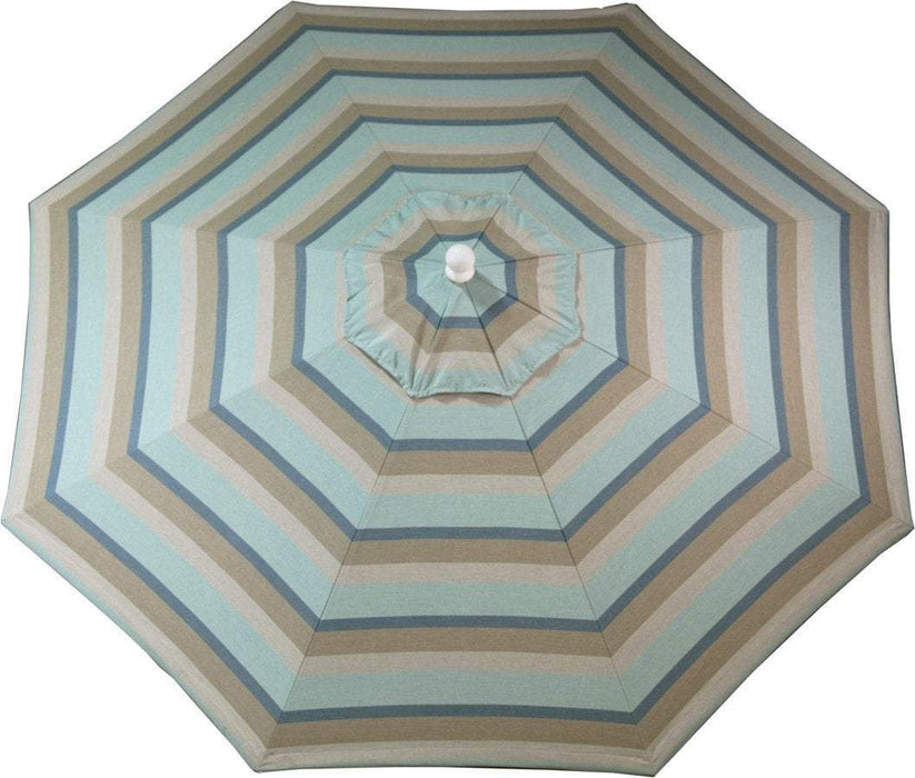 LuxCraft LuxCraft 9' Market Outdoor Umbrella Canopy Replacement (Canopy Only) Gateway Mist Accessories 9MUGM58039