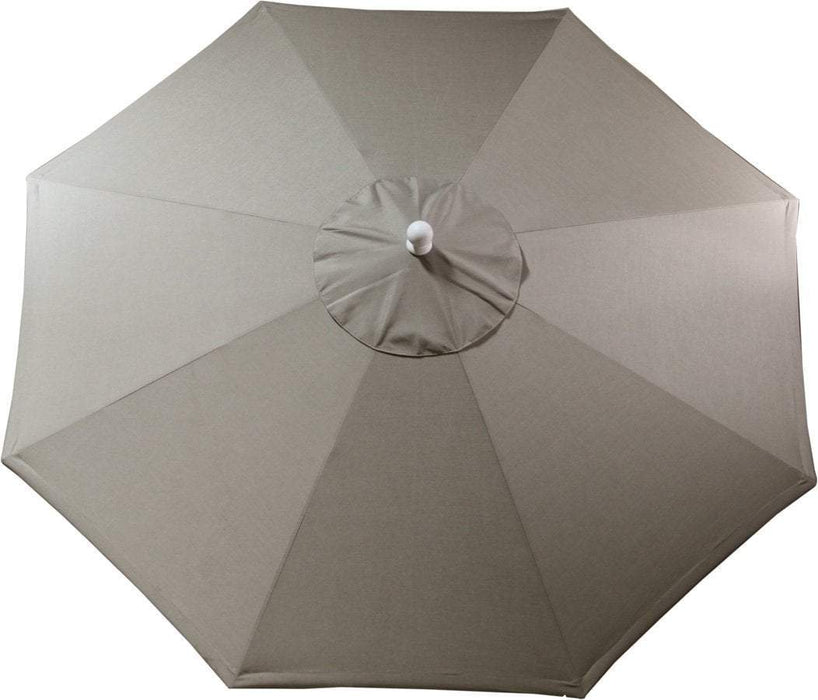 LuxCraft LuxCraft 9' Market Outdoor Umbrella Spectrum Dove / Black Accessories 9MUSD48032-Black