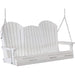 LuxCraft Adirondack 5ft. porch swing in white
