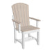 LuxCraft LuxCraft Adirondack Arm Chair With Cup Holder Birch / White / Dining Chair AAC-BI/WH-D
