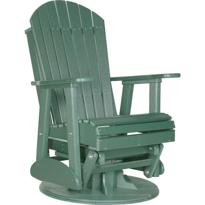 LuxCraft Silla Giratoria Mecedora Adirondack — Verde