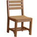 LuxCraft LuxCraft Antique Mahogany Recycled Plastic Island Side Chair Antique Mahogany / Bar Chair ISCBAM