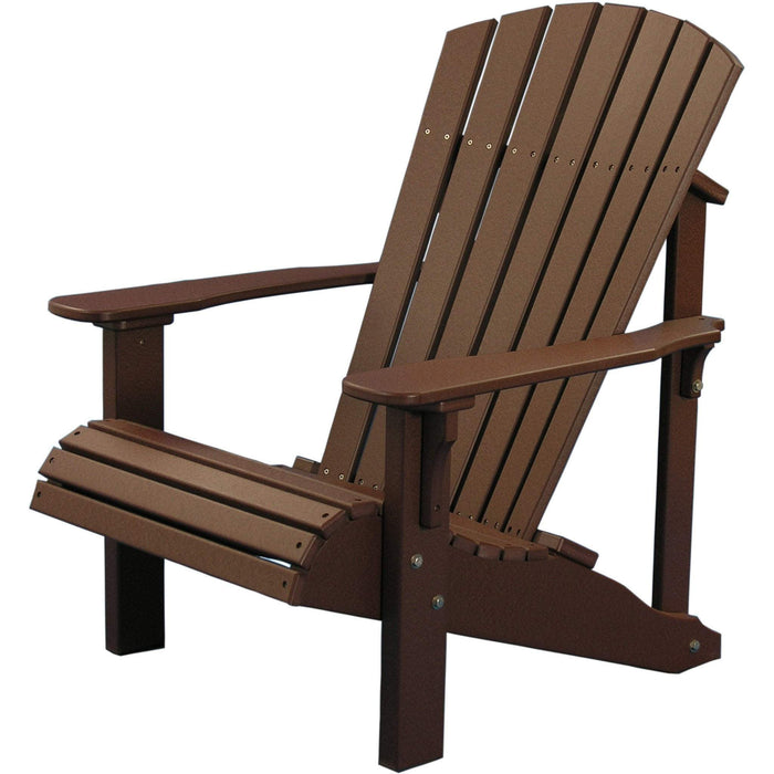 LuxCraft Silla Adirondack Deluxe — Castaño Marrón