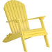 LuxCraft Folding Recycled Plastic Adirondack Chair