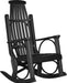 LuxCraft LuxCraft Grandpa's Recycled Plastic Rocking Chair (2 Chairs) Black Rocking Chair PGRBK