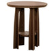LuxCraft LuxCraft Recycled Plastic 36" Balcony Table Chestnut Brown Tables PBATCBR