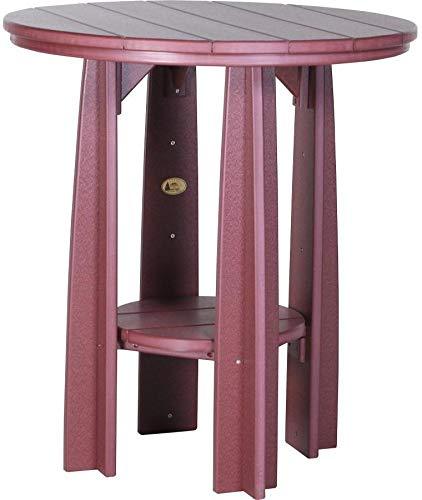 LuxCraft Recycled Plastic 36" Balcony Table With Cup Holder