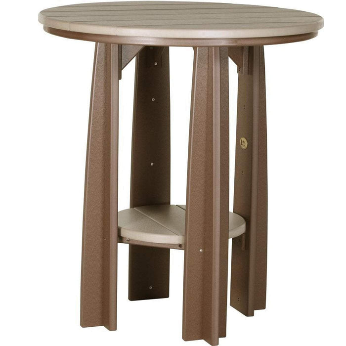 LuxCraft Recycled Plastic 36" Balcony Table With Cup Holder