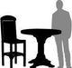 LuxCraft LuxCraft Recycled Plastic 41" Square Table With Cup Holder Tables