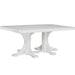 LuxCraft LuxCraft Recycled Plastic 4x6 Rectangular Table White / Bar Tables P46RTBW