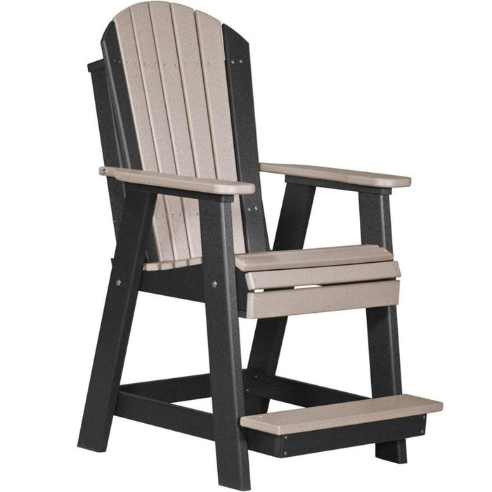 LuxCraft Recycled Plastic Adirondack Balcony Chair
