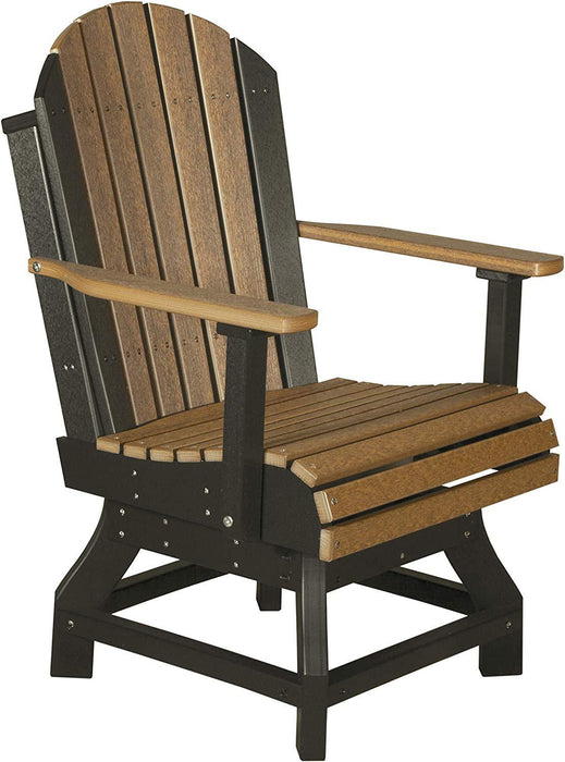 LuxCraft Recycled Plastic Adirondack Swivel Chair