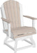 LuxCraft Recycled Plastic Adirondack Swivel Chair With Cup Holder
