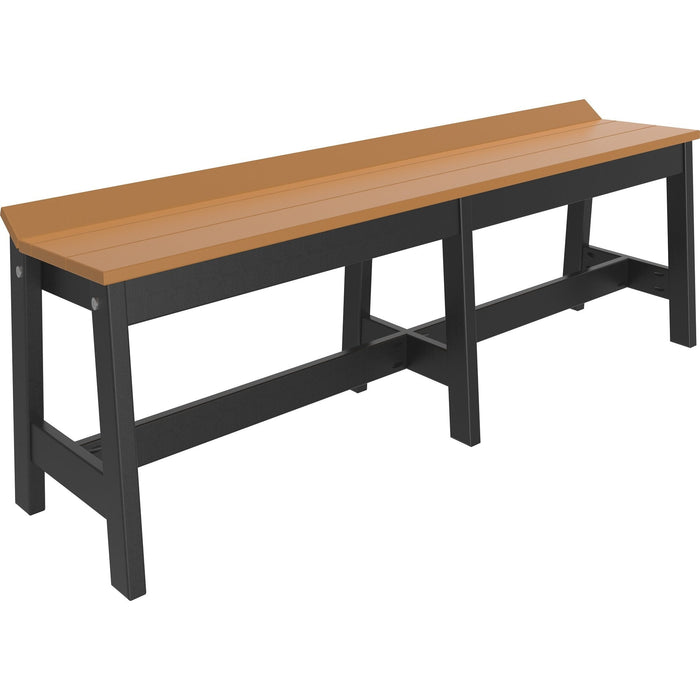 LuxCraft Recycled Plastic Cafe Dining Bench