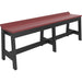 LuxCraft Recycled Plastic Cafe Dining Bench
