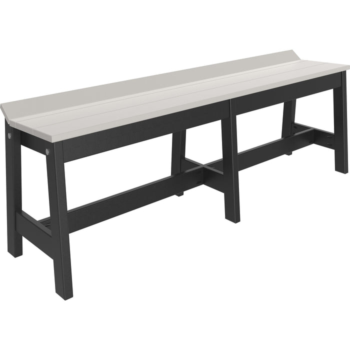 LuxCraft Recycled Plastic Cafe Dining Bench