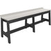 LuxCraft Recycled Plastic Cafe Dining Bench