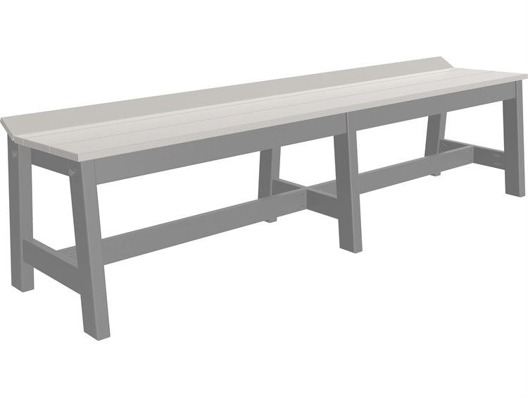 LuxCraft Recycled Plastic Cafe Dining Bench