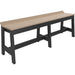 LuxCraft Recycled Plastic Cafe Dining Bench