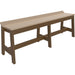 LuxCraft Recycled Plastic Cafe Dining Bench