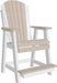 Luxcraft Recycled Plastic Counter Height Adirondack Tete-a-tete Balcony Set