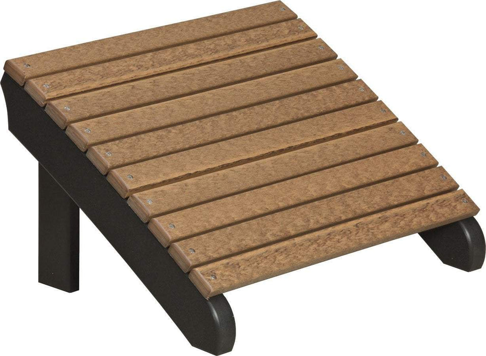 LuxCraft Recycled Plastic Deluxe Adirondack Footrest